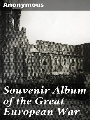 cover image of Souvenir Album of the Great European War